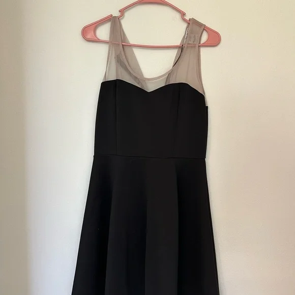 American Rag Black and Cream Mini Dress - Picture 3 of 4